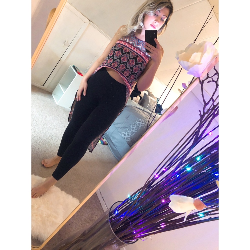 Bohemian high low top